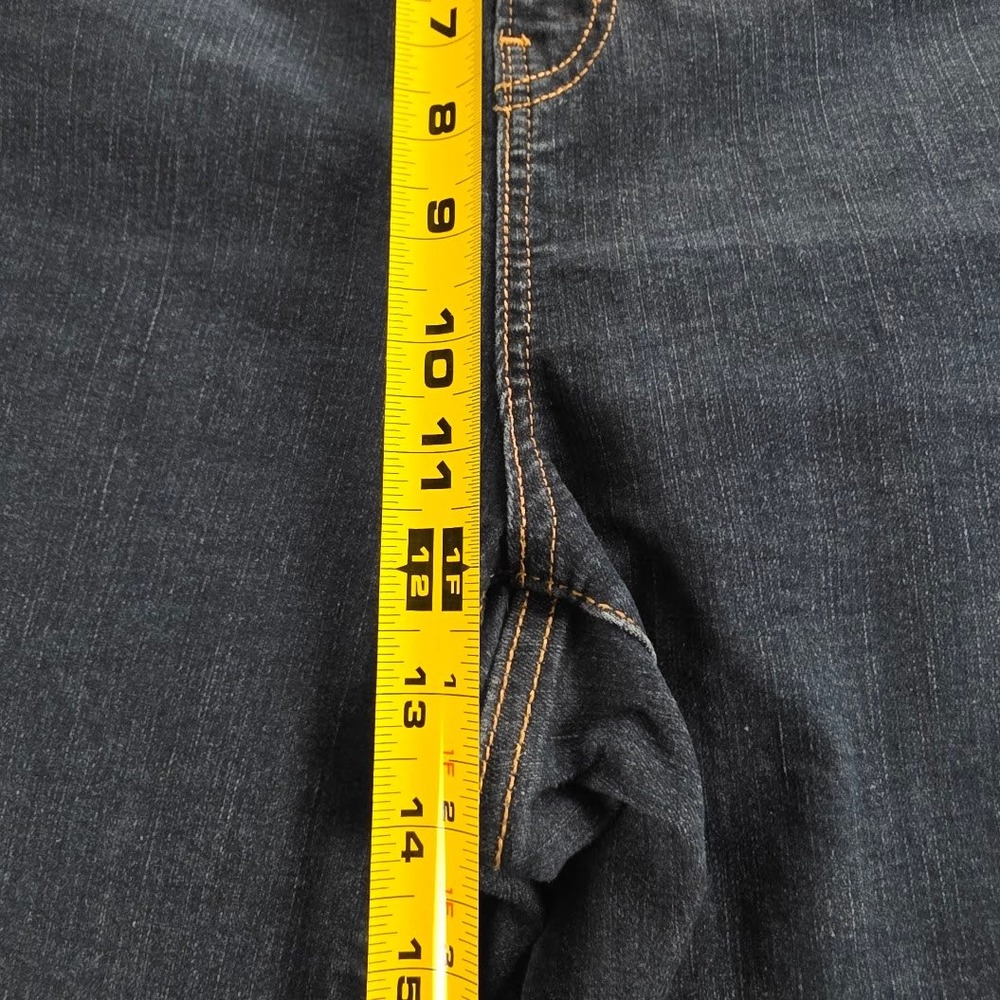 Signature by Levi Strauss & Co Womens 22M Dark Wash Mid Rise Bootcut Jeans 95250 - Picture 9 of 13